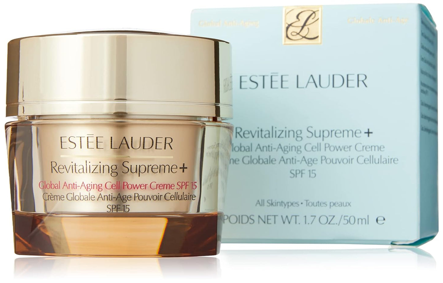 Estee Lauder Revitalizing Supreme+ Global Anti-Aging Cell Power Creme SPF 15, 1.7 oz/ 50 ml